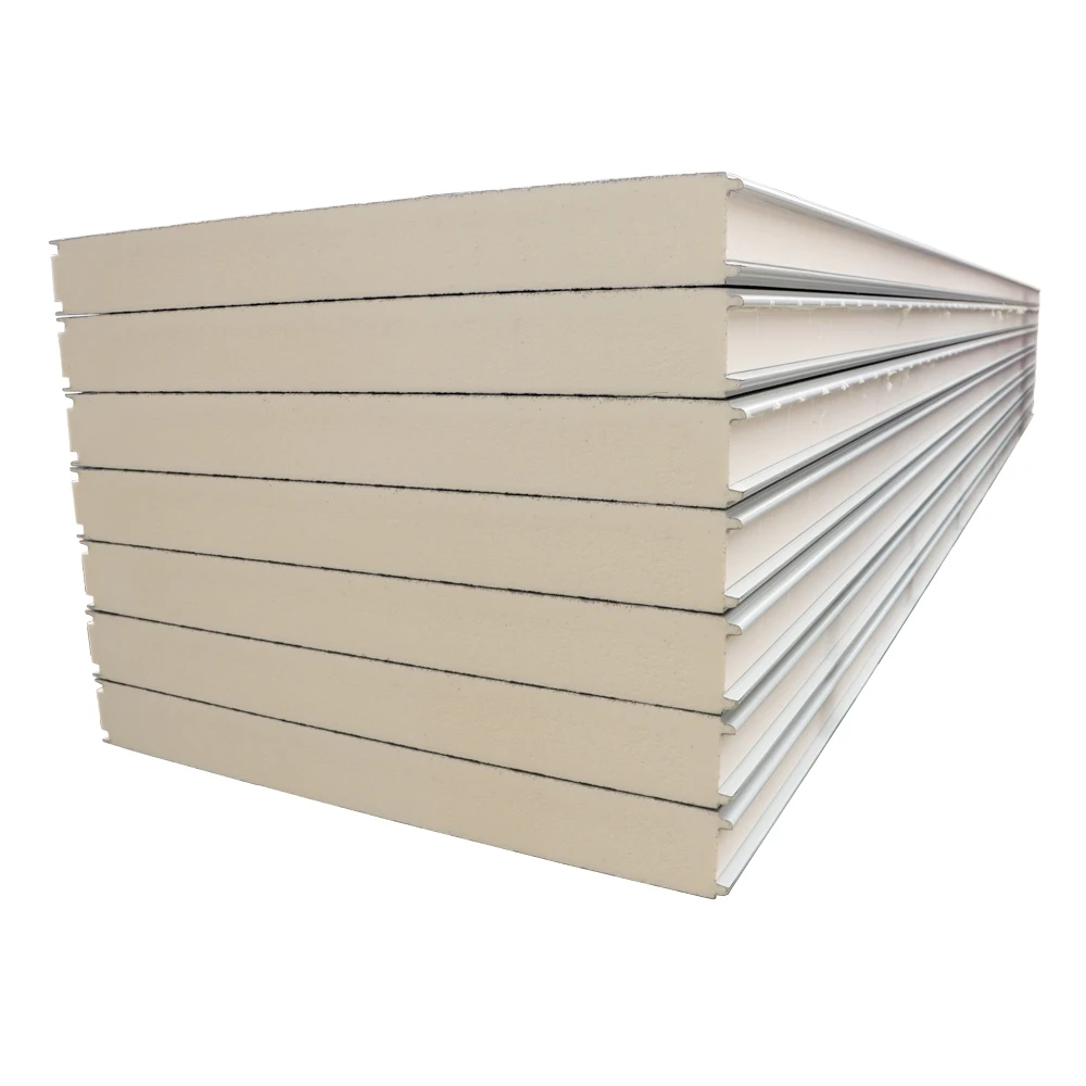 Sandwich Panel Fireproof Cold Room Polyurethane Foam Pu exterior Wall Sandwich panel