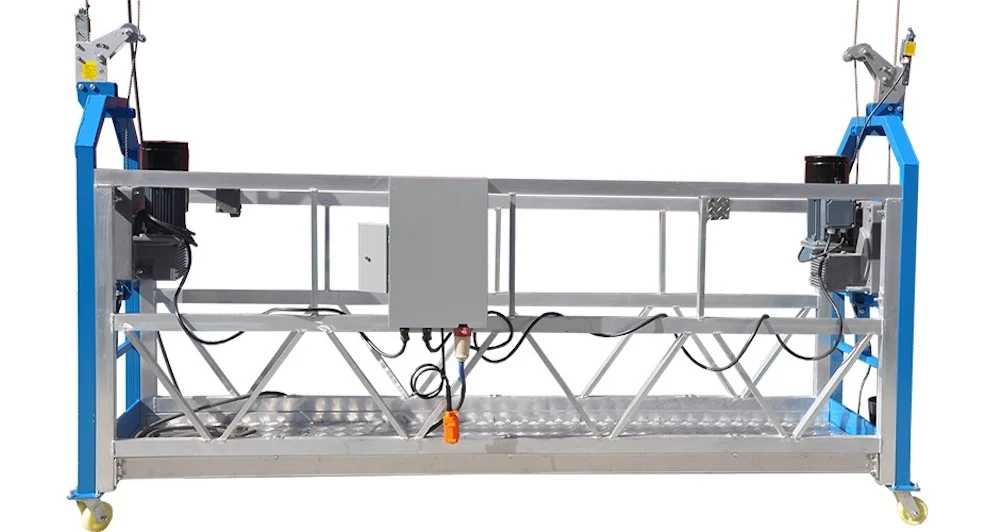 Electric Gondola Scaffolding ZLP500 ZLP 630Suspended Platform Aluminum for Building Aerial Construction