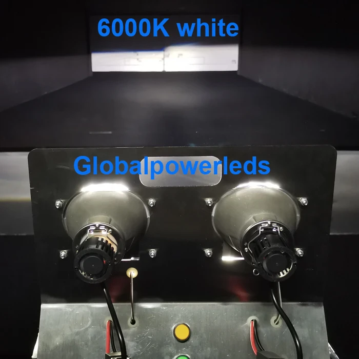 
globalpowerleds 2021 new h7 led 3 colors auto led headlight 3000K 4300K 6000K motorcycle led h4 headlight 