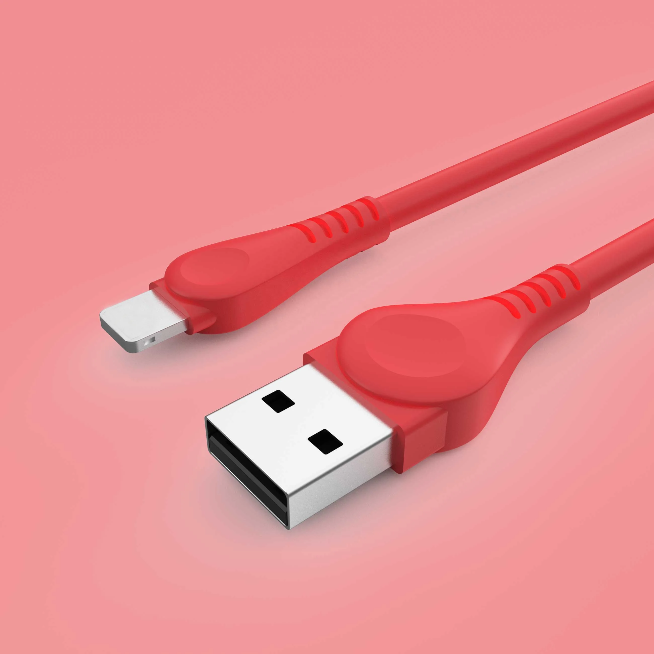 Прочный 1 м USB 2,0 2A ПВХ 8Pin USB кабель для синхронизации данных и зарядки для i phone 5S 6 6s plus 7 8 XS MAX XR