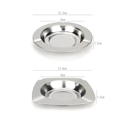 Custom Cigar Logo Shape Metal Portable Ashtray Stainless Steel  cheap ashtray