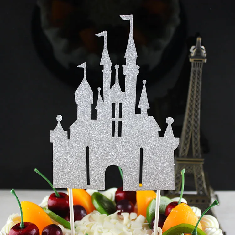 
Cake Topper desserts Mirror glitter gold silver Wedding birthday Party Decoration kids festival shine powder cupcake topper 