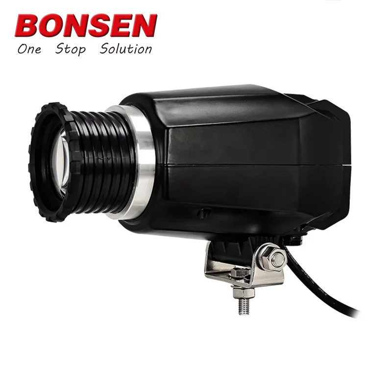 Forklift Led Gobo Safety Projector Spot Light Adjustable Focus Warehouse Caution Floor Marker Safety SIGN Custom Logo zone light