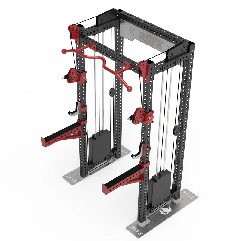 machine squat rack multi-functional integrated trainer combined gantry frame gym fitness equipment full set