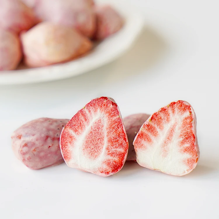 
Healthy Snack Bulk Packing Crispy Freeze Dried Strawberry Chocolate 