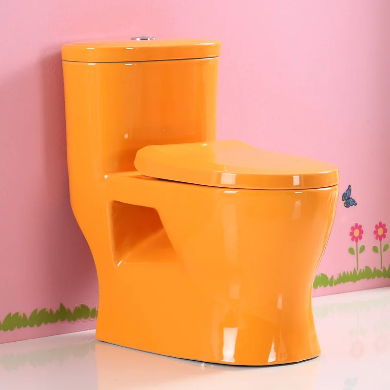 
Colorful Bathroom Ceramic Kindergarten special children Chinese Wc Toilet 