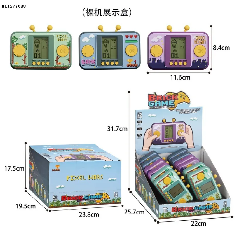 Hot selling Classic Childhood Gift Portable Game Console Handheld Game Player Pocket Game Console Handheld Player