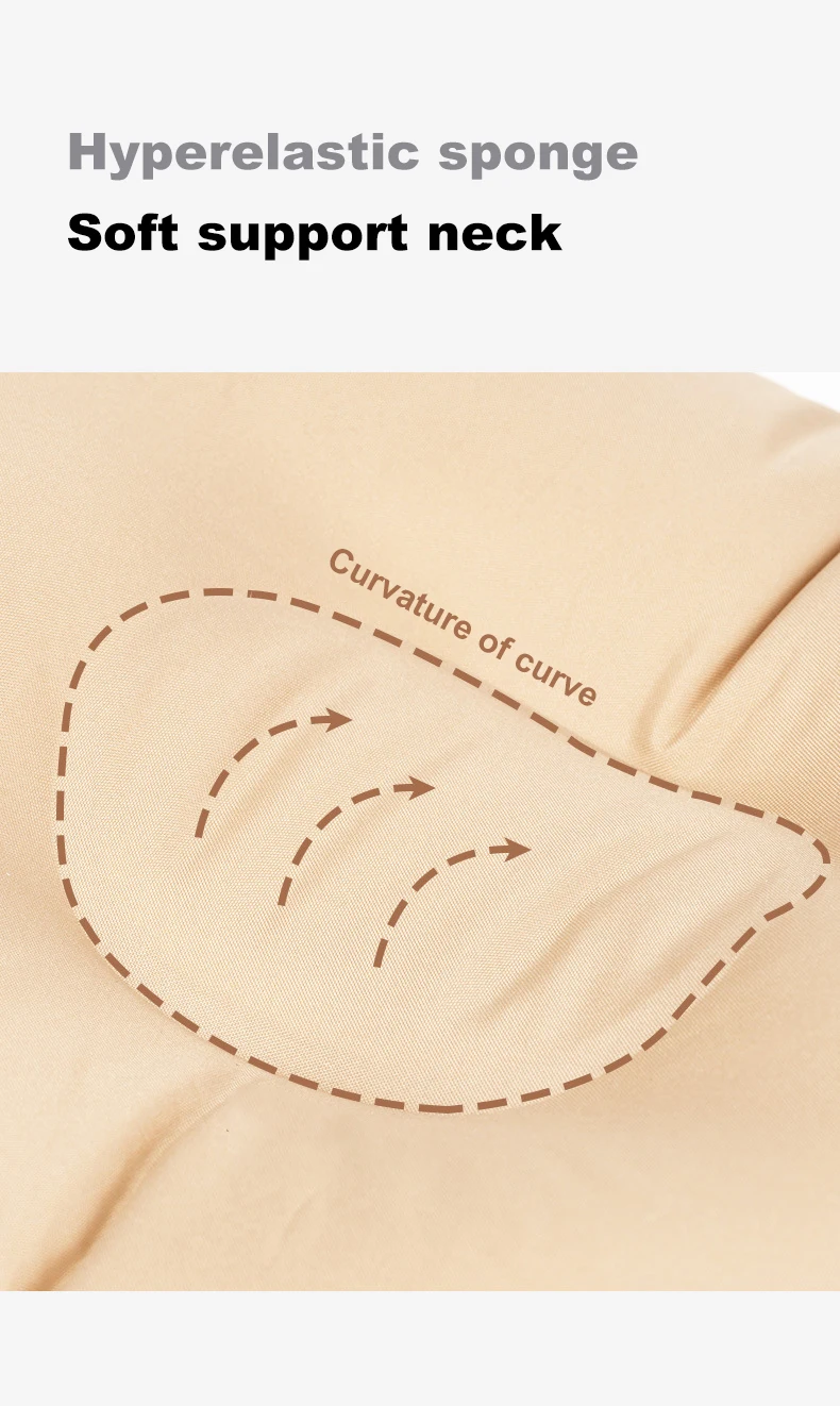 Outdoor Self Inflating Camping Inflatable Lumbar Pillows Compact Comfortable Air Travel Pillow for Back Support