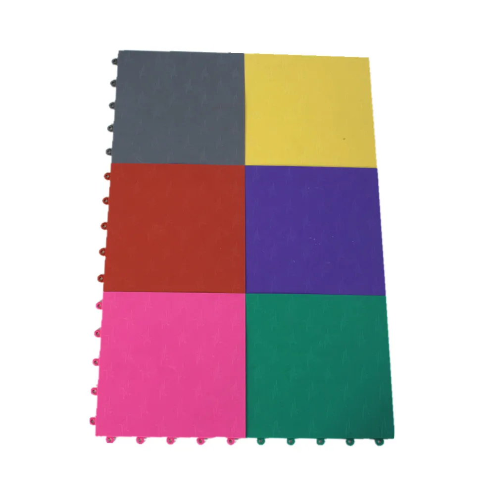 Rubber Interlocking Flooring  for Play Ground Gym Kids Play Rubber Mat Floor