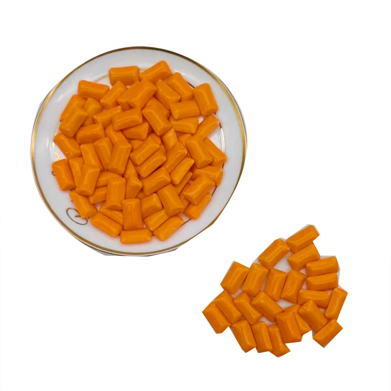 Chewing Gum Wholesale Candy Orange Flavor Pillow Chewing Gum