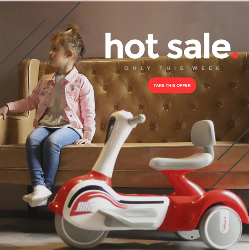 wholesale baby electric motorcycle in a variety of colors for children aged 2-6 playing out door comfortable seat tricycle