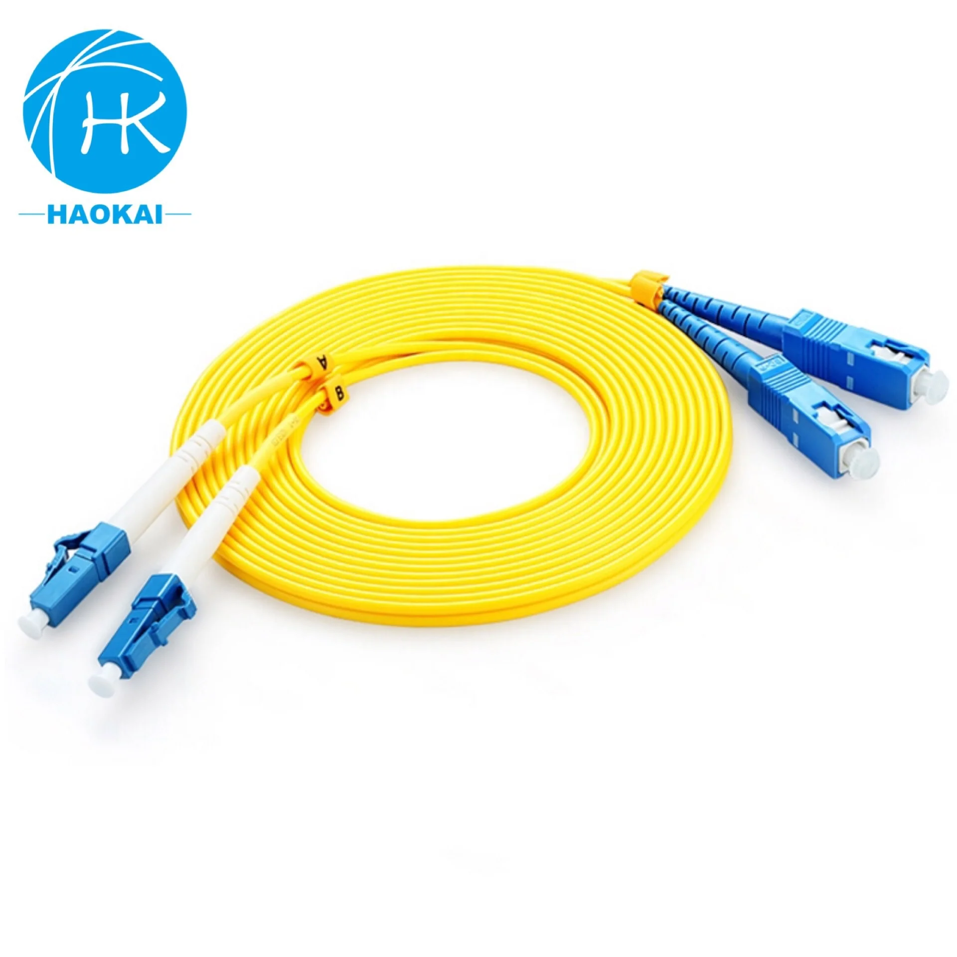 Sc/apc- Sc/upc Simplex Fiber Optic Sm Best Factory Price Patch Cord Network Patch Cables Network System LSZH PVC Kevlar Yarn