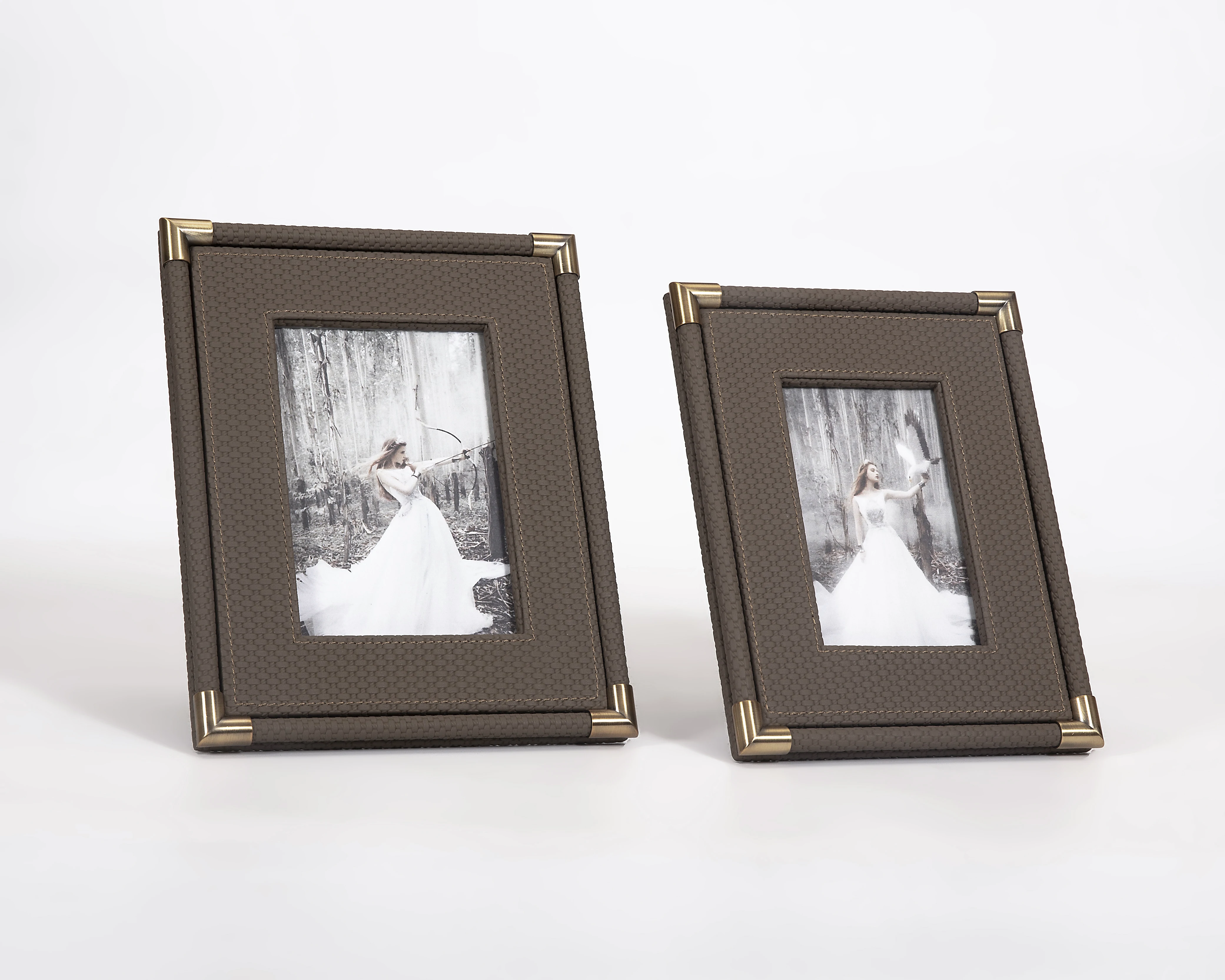 X-1 Newest Design Home Decoration Shadow Box White Mat Board Photo Wood Frames For Pictures