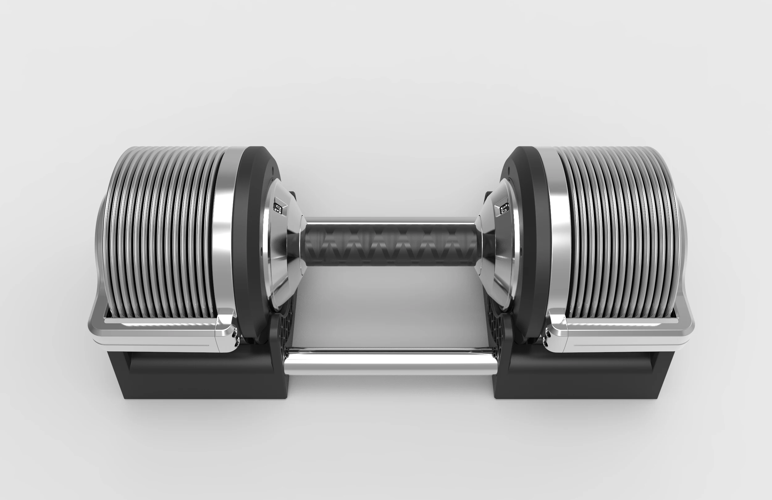 Brand New Design Hot Selling Weightlifting Fitness 32kg Cast Iron Adjustable Dumbbell