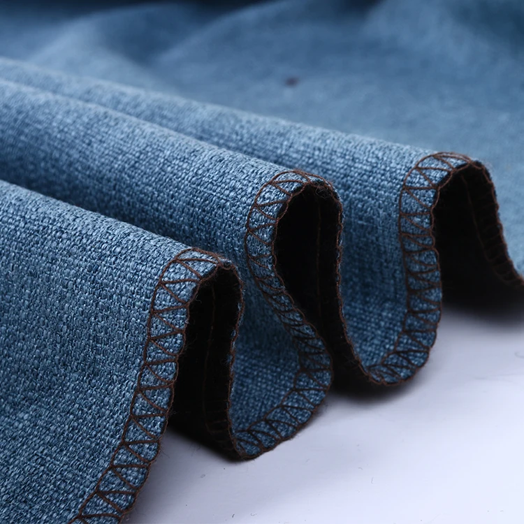 
New product coated coffee non-woven cotton imitation linen outdoor couch fabric 