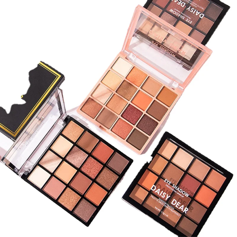 Красивые 16 видов цветов мерцающие матовые тени для век Палитра теней для век водостойкие косметические долгостойкие тени для век косметика