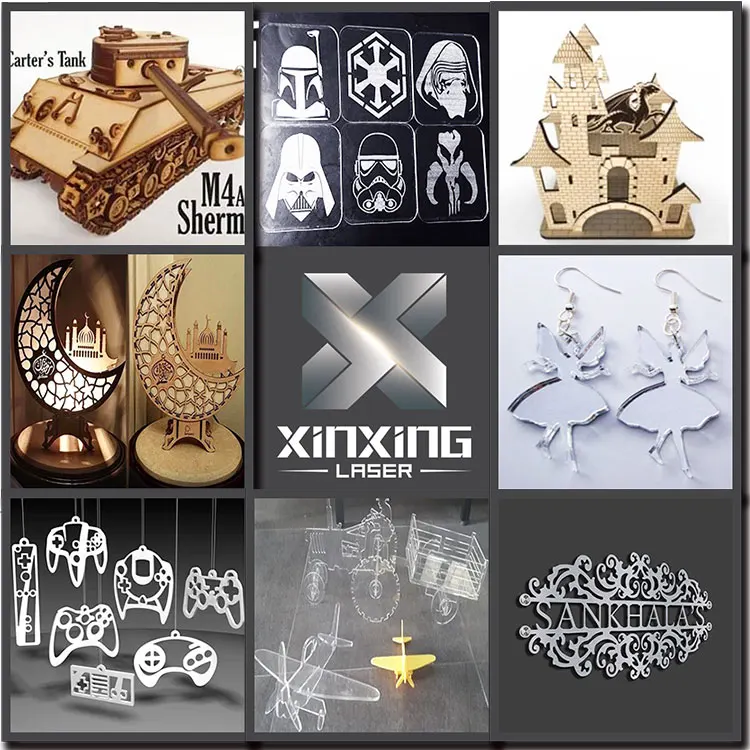 Ruida control system wooden flowers laser cut laser cutting in wood 1390 150w laser cutter 130w 100w 80w 1610 6090 optional