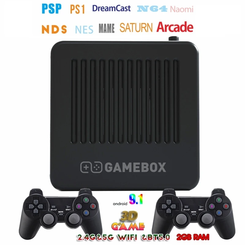 Последняя версия консоли игровой G11 2 4G/5G Emuelec 4 5 905X3 чип Двойная Система Android 9 0 для