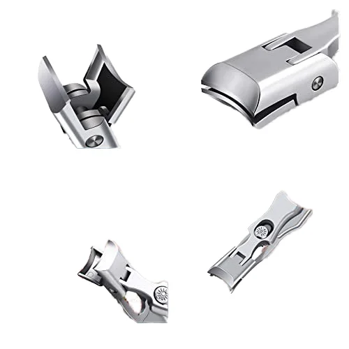 Professional Large Opening Anti-Splash Nail Clippers Set Stainless Steel Manicure Beauty Tool for Pedicure