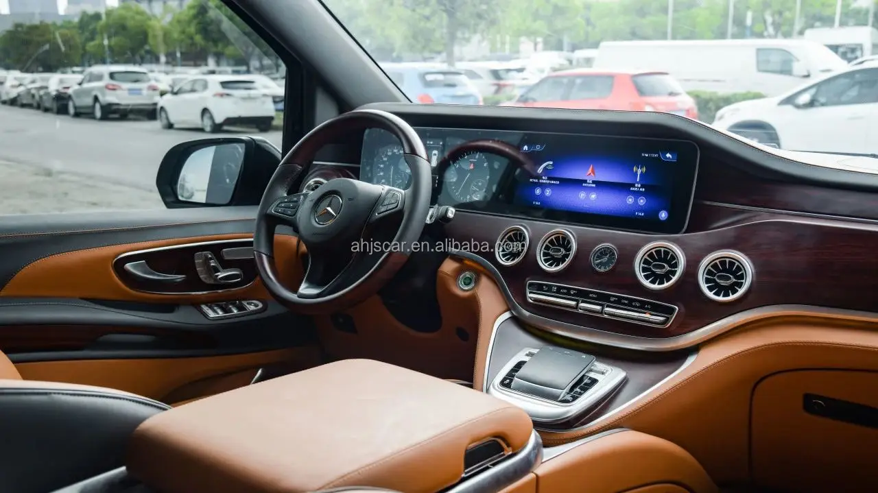 Mercedes vито новая модель роскошный коммерческий Электрический фургон 7 кожаных сидений левое рулевое управление камера заднего вида гибридное топливо