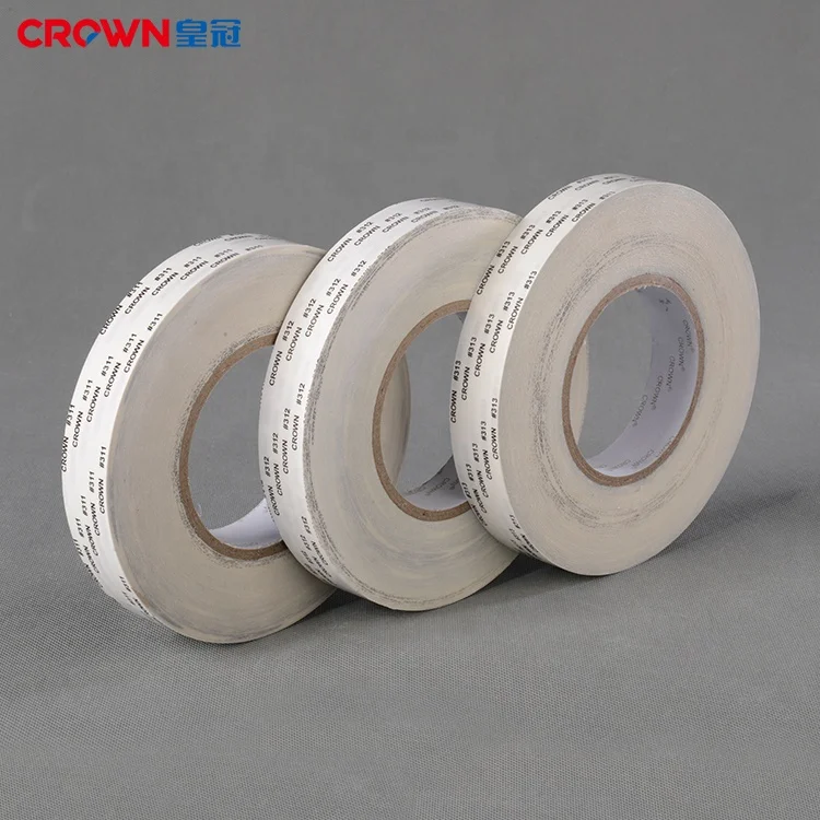 Custom oem self-adhesive tissue paper tapes jumbo rolls adhesive tissue double side wrapping tape paper packing tape