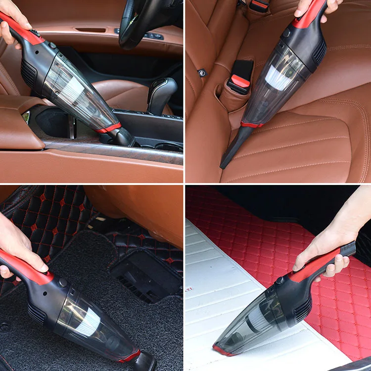 Car Mounted Vacuum Cleaners Cordless Handheld Wireless - Portable High Power Hand Held Aspirateur Voiture For Car Cleaning Wash