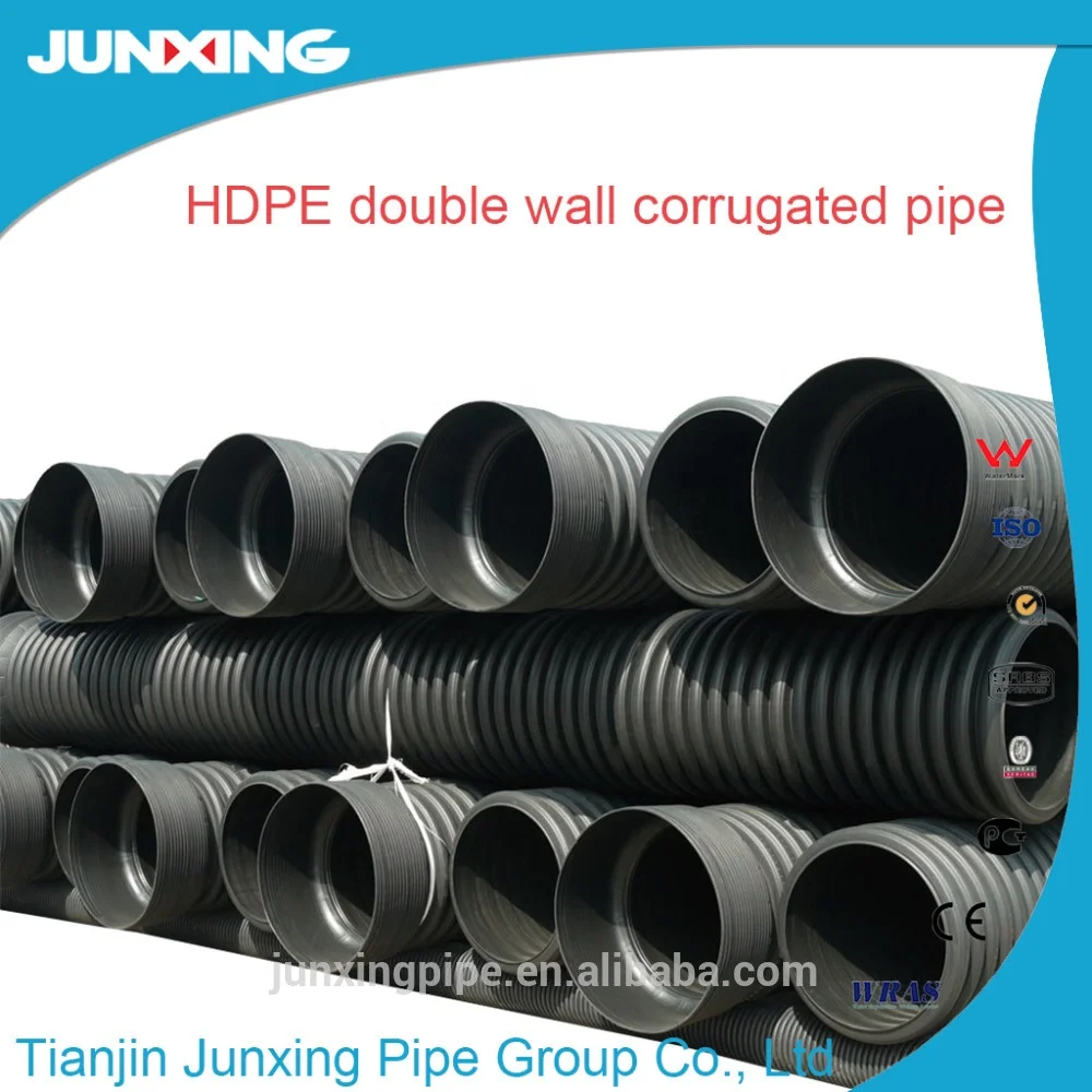China Manufacture Pipe Supplier Corrugated HDPE Culvert Pipe Manufacturer factory price