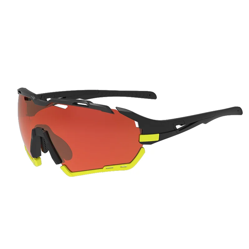 Red Temples Sunglass Bike Sunglasses For Men Sports