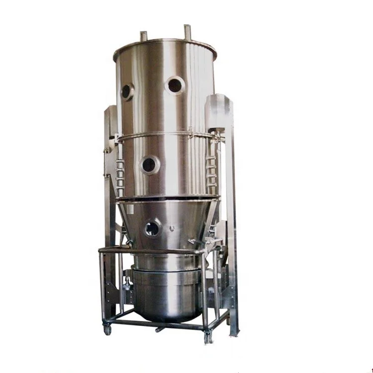 GMP standard API active ingredient dryer machine model FL fluidized bed drying granulator for sale