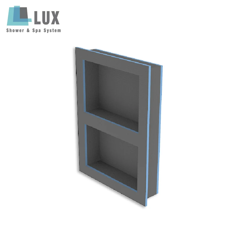 OEM design XPS shower box recessed shelves shower system niche