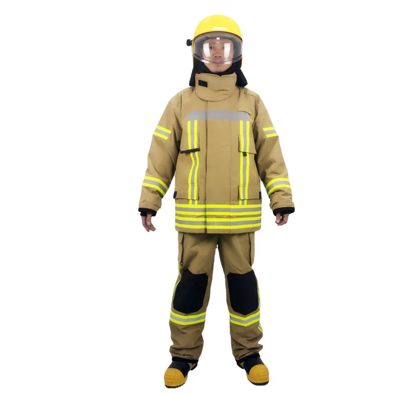 Новинка 2021, огнестойкий Пожарный костюм из Шанхая пенко, высокопроизводительные пожарные костюмы, светоотражающие пожарные костюмы