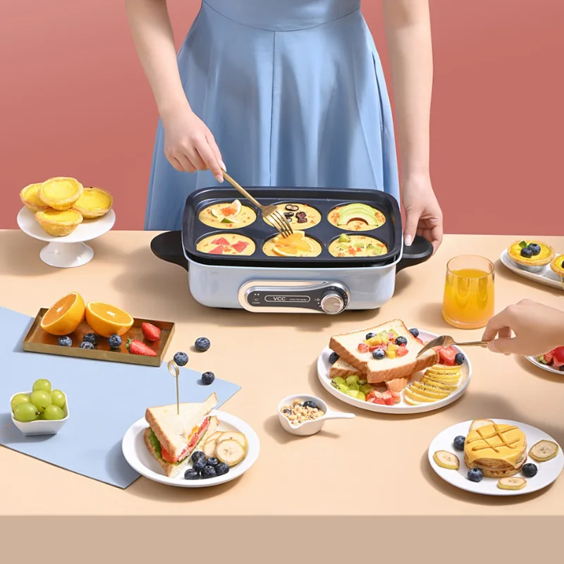 Многофункциональная антипригарная выпечка для дома и здоровья с 3 сменными противнями для гриля