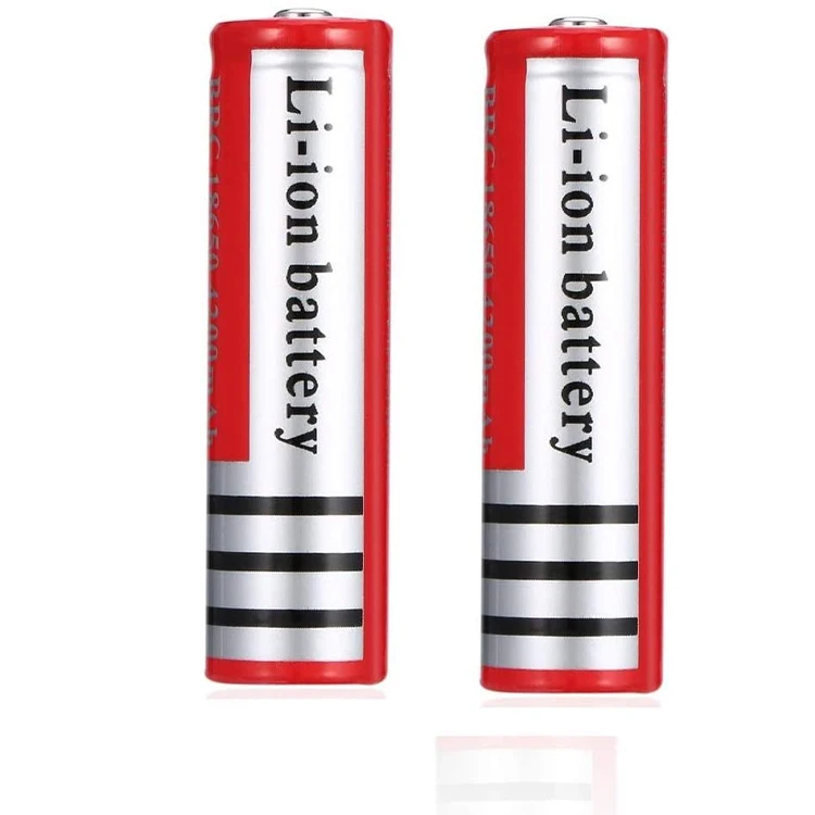 
Red Shell Rechargeable Batteries 3.7V 4200mAh 18650 Li-ion Rechargeable Battery for LED Flashlight Lamp 