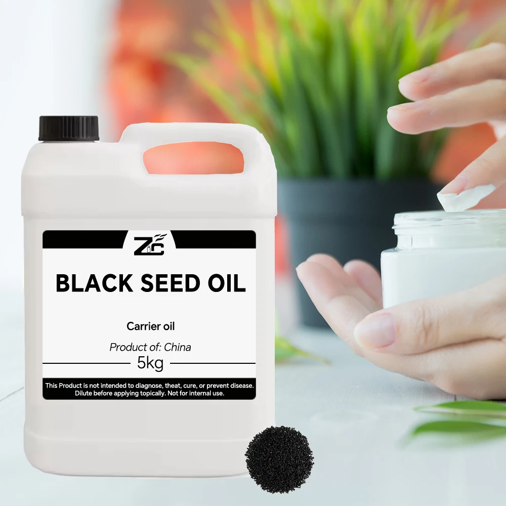 Skin Care Black Seed Oil Organic Pure Natural  Cold Pressed Black Cumin Seed Oil for Sale