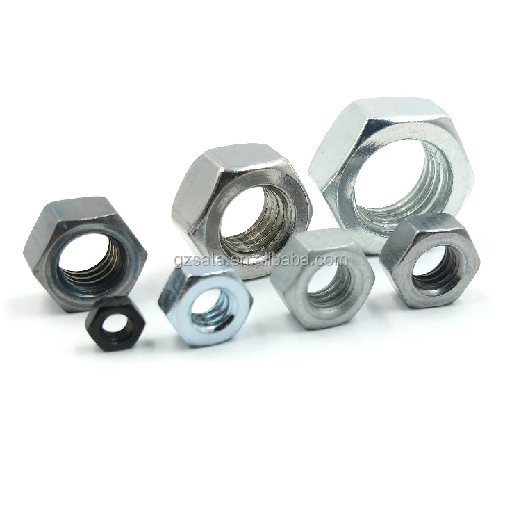 Customized Alloy Steel Hexagon Nuts Carbon Steel Hexagonal Nuts Stainless Steel Hex Nuts