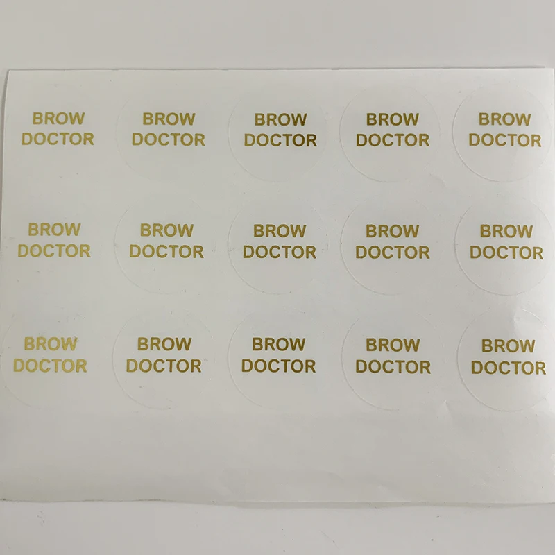 Custom Printing Lipstick Tubes Makeup Beauty Cosmetics Clear Sticker Sheet Lip Gloss Private Bottle Label