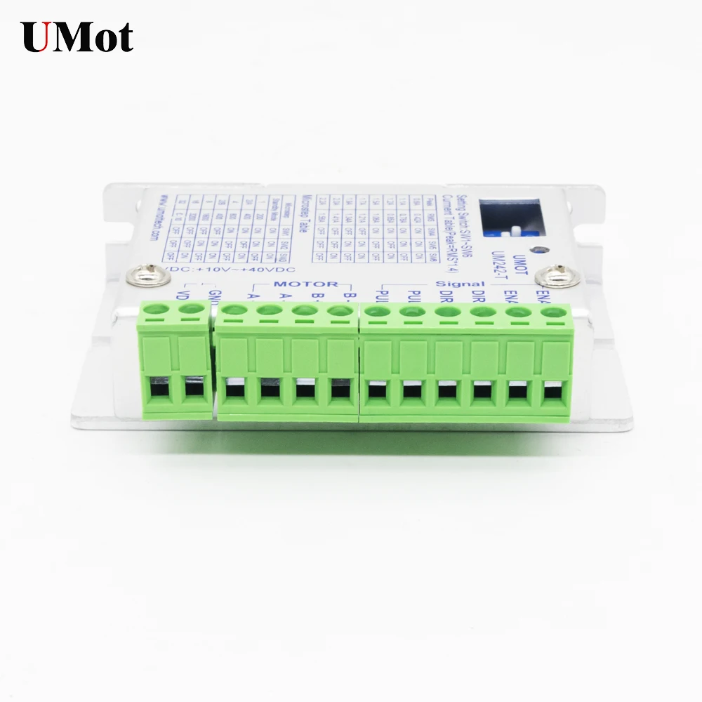 UM242 2-фазный шаговый мотор драйвер 0.2A-2.2A Мини Драйвер шагового двигателя для ЧПУ линейные направляющие движения системы