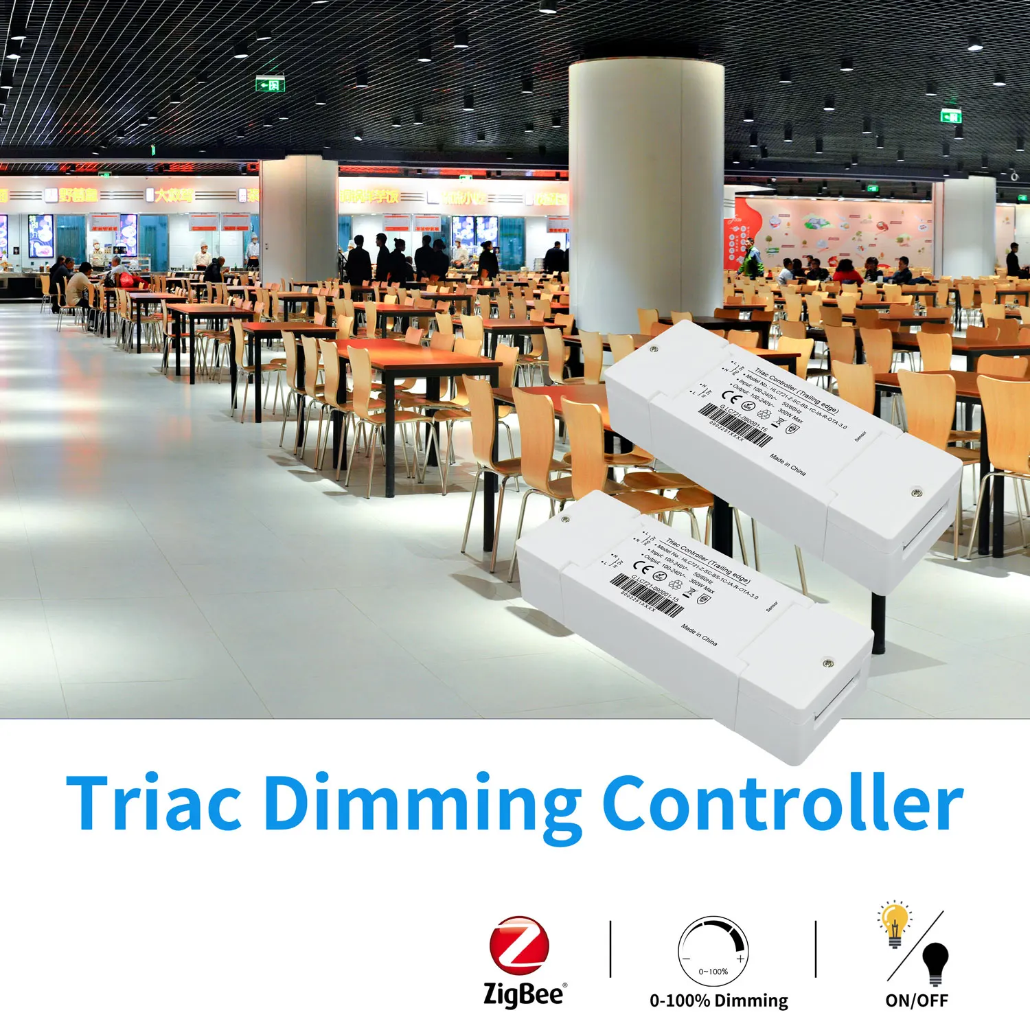 Triac/phase Cut Dimming Constant Voltage Led Driver For 1100-240V ac Dimmer Drive Power