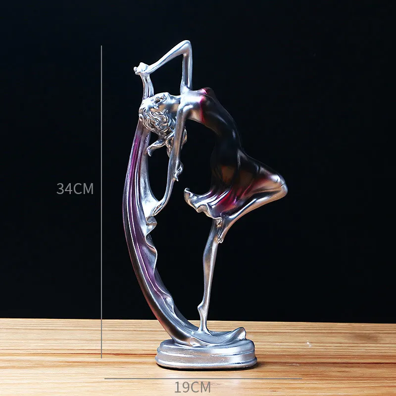 European-style beauties resin crafts home decorations living room wedding gifts dancing girls ornaments