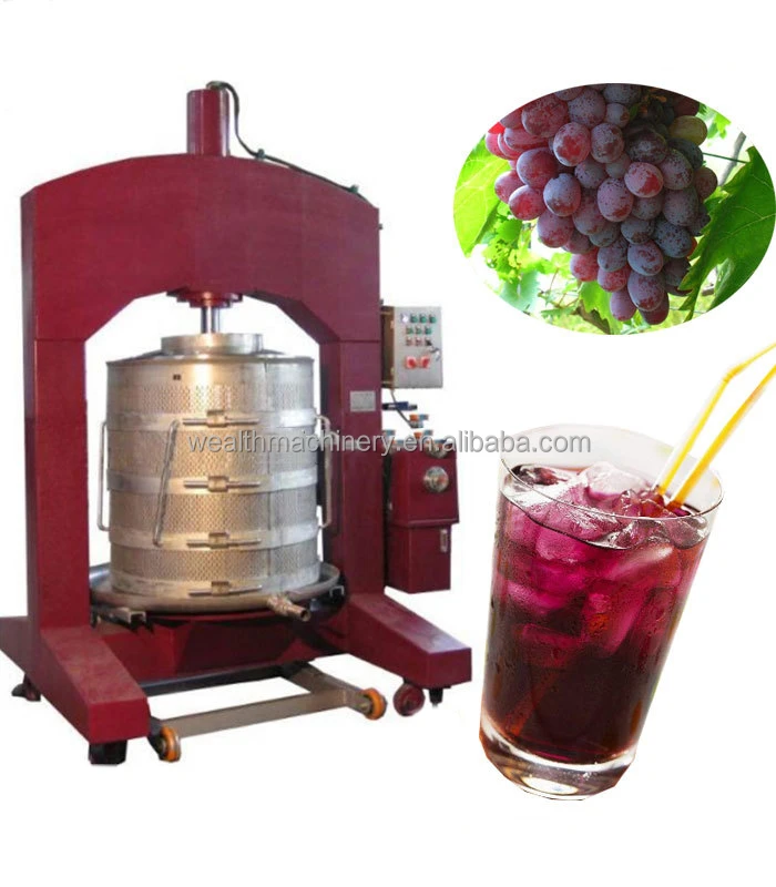 Commercial hydraulic carrot juice press machine Industrial Cold Press Juicer Basket Type Ice Grape Wine Press Machine