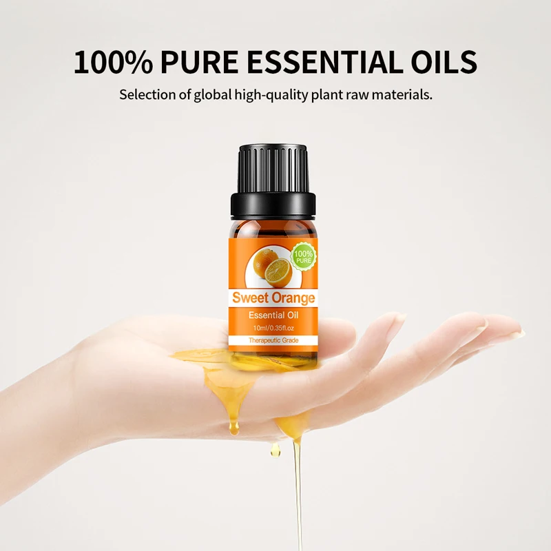 In stock natural 100% pure gift box lavender mint eucalyptus tea tree lemongrass essential oil