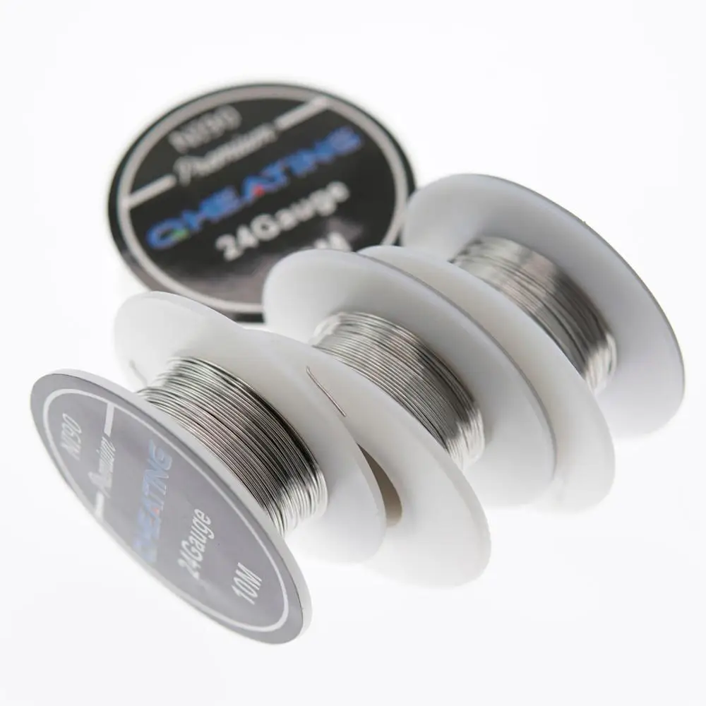 
Hot selling in the market Huge Vape Heating wire Ni90 round heating wire 24ga fused clapton for rda 