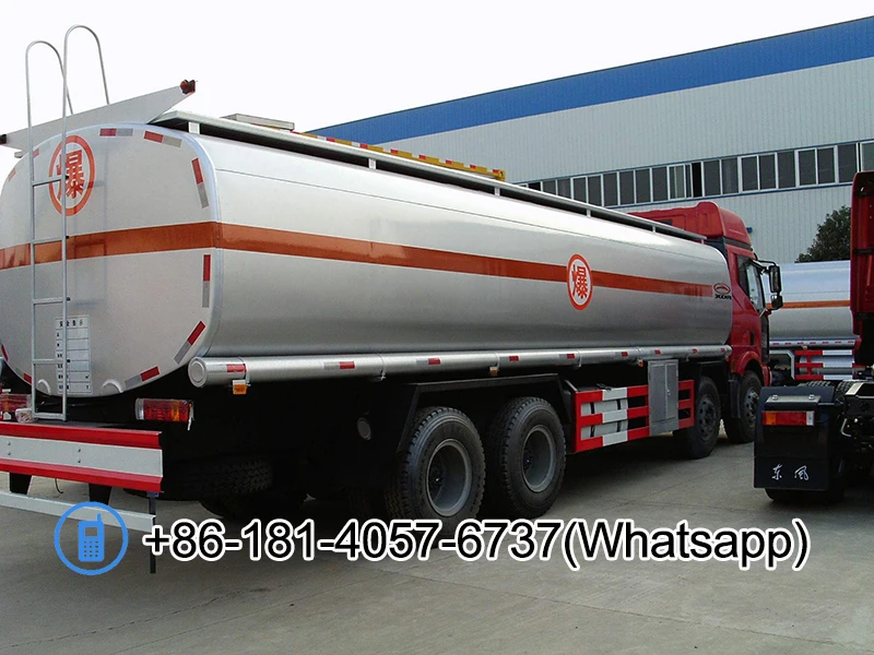 Cheap price oil transport Truck 25000liters Petrol Diesel fuel tank for sale with isuzu chassis