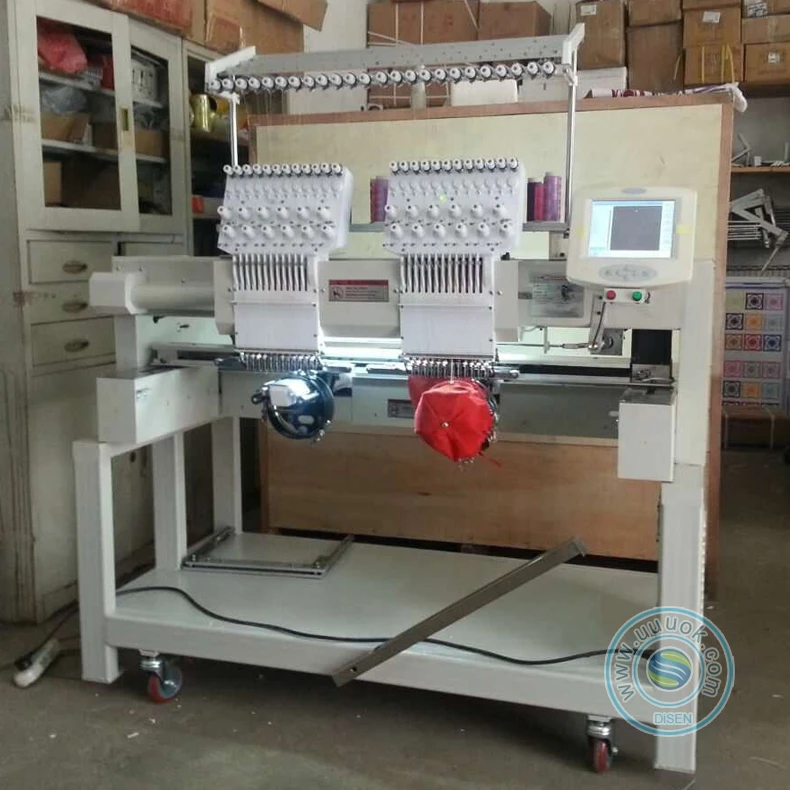 1/2/4/6 heads 9/12/15 needles Customized computerized embroidery machine China factory price