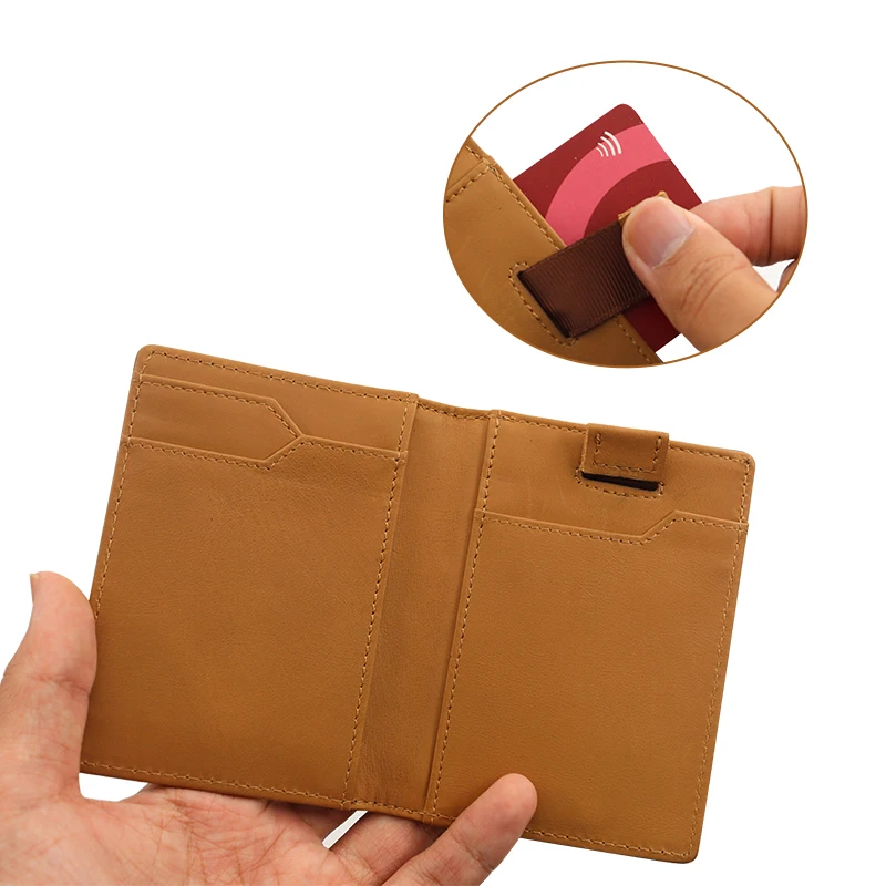 Luxury Bifold Wallet Slim Rfid Card Holder Leather Men Wallet Credit Card Holder