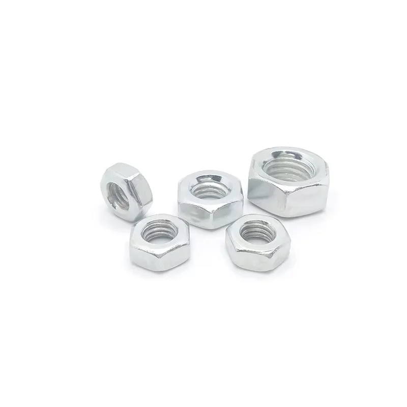 Customised Inch Metric M3 M4 M5 M6 M8 M10 M12 Stainless Steel Hex Nuts