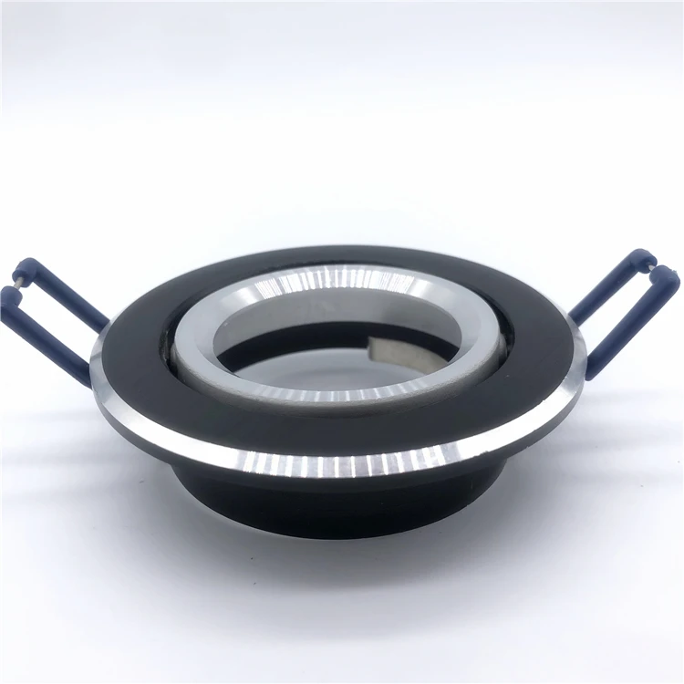 Aluminum downlight round gu10 LED Spot Light Frame MR16 GU10 spotlight Fixture