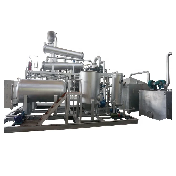 Tire Plastic Pyrolysis Oil  Refining Waste Engine Oil To Diesel Distillation Plant