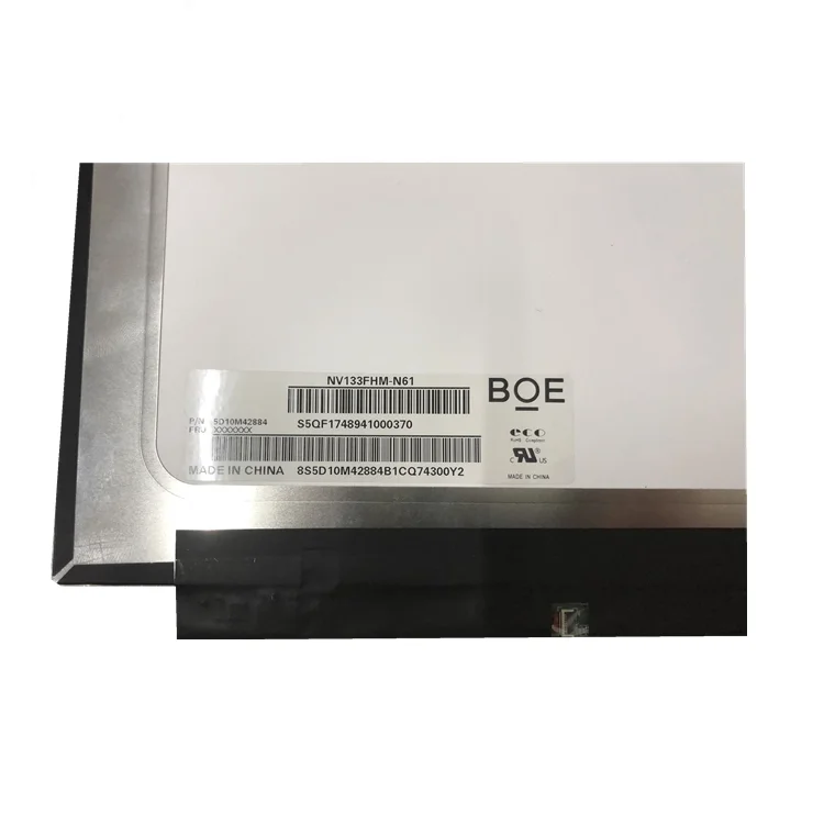 BOE Brand 13.3inch 1920*1080 Lapotop NV133FHM-N61 LCD Display for Lenovo Screen Monitor
