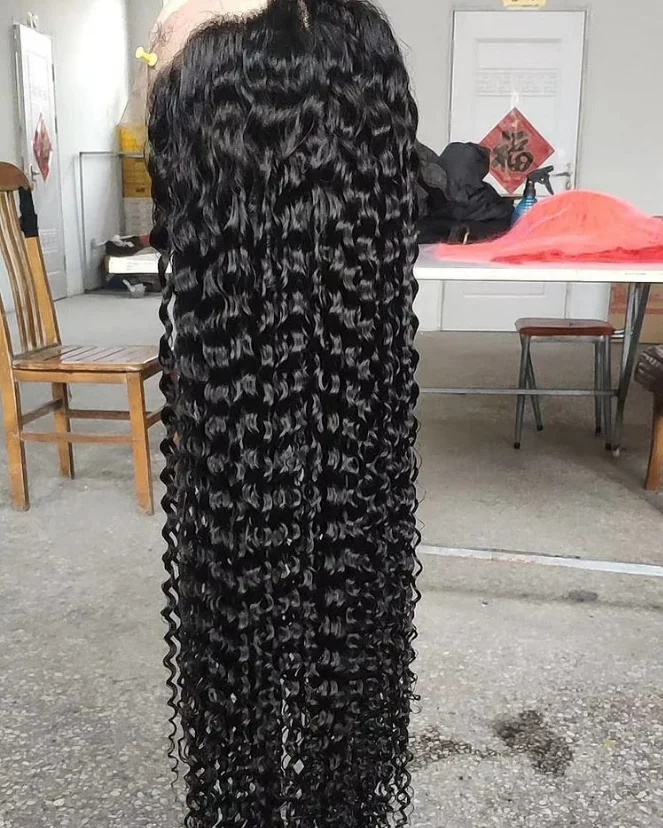 150% 180% плотность, парик из человеческих волос, без клея, парик из натуральных необработанных человеческих волос для черных женщин